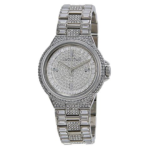 silver women's michael kors watches|Michael Kors camille women's watch.